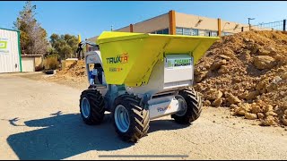 Mini Dumper électrique Truxta Power Tip 450 [upl. by Lauretta]