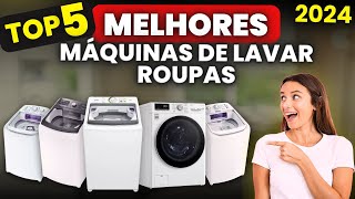 MELHOR MÁQUINA DE LAVAR ROUPAS 2024  TOP 5 Melhores Lavadoras de Roupa para Comprar 2024 [upl. by Yasdnil]