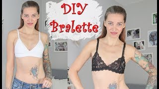 DIY BRALETTE 👙 2 Versions With Pattern Tutorial 👙 BEGINNER Friendly [upl. by Anaet]