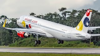 VIVA COLOMBIA AIRBUS A320 MATECAÑA DE PEREIRA [upl. by Hartill652]