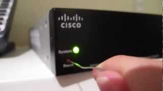 How To Reset A Cisco Switch SF300 24POE [upl. by Oakie]