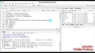 Spilt  Spilt  Plot Design Analysis Using R studio [upl. by Ardra496]