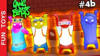 Gang Beasts 4b 💥 Segunda Parte da Batalha em Família 6 💥 Gameplay Multiplayer Português 💥 [upl. by Yk74]