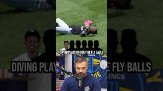 Unnecessary diving plays mlb baseball sports highlights outfield [upl. by Dich276]