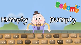 Humpty Dumpty  Fun Nursery Rhymes amp Kids Songs  Bebomo TV [upl. by Olrac]