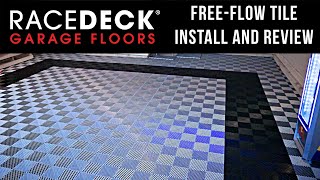 RACE DECK FREEFLOW Tile Review for the Garage [upl. by Ivo]