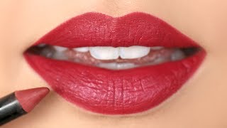 Makeup Tricks STAINPROOF YOUR LIPSTICK [upl. by Sasnak]