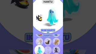 Gabungkan Ikan Hantu sama Hantu shorts shortvideo youtubeshorts games animash animals animasi [upl. by Itteb]