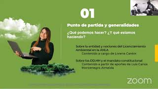 Gestión Territorial Ambiental y Derechos Humanos en el Licenciamiento Ambiental [upl. by Aitnyc]