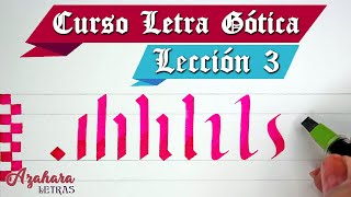 Tutorial para hacer letras góticas [upl. by Leumel73]