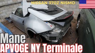 Mane APVOGE New Yorke nukentejo Nissan 370Z  Apziurime Miami terminalo inventoriu  EQS SLK 370Z [upl. by Mindi]