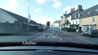 Driving Brecon Town Wales UK [upl. by Benita]