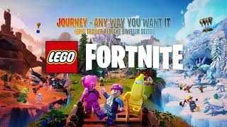 Journey  Any Way You Want It LEGO Fortnite Gameplay Trailer  Epic Trailer Music [upl. by Sykleb118]