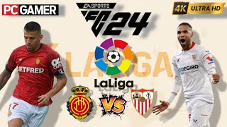 FC 24  Mallorca vs Sevilla  La Liga 2425 Full Match  PC™ 4K60 [upl. by Eissej243]