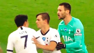 Crazy Football Teammates Fights  Hugo Lloris vs Son 2020 [upl. by Babita]