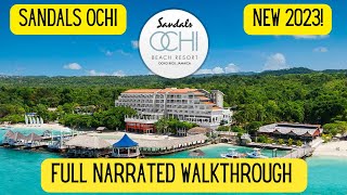 Sandals OCHI Jamaica Resort  FULL Narrated Walkthrough  Brand NEW 2023 [upl. by Llewol206]