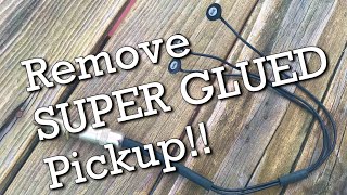 How To Remove KampK Style Pickup From Guitar [upl. by Rap349]