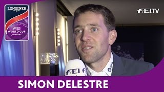 Simon Delestre  Interview  Lyon  Longines FEI World Cup Jumping [upl. by Hgieloj536]