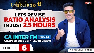 CA INTER FM I REVISION LECTURE 6 I RATIO ANALYSIS 2  FOR MAY 24  BY CA SWAPNIL PATNI [upl. by Senalda]