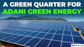 Adani Green Energy Q1 Results Net Profit Surges 95 [upl. by Arhat]