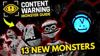 Content Warning NEW Monster Guide [upl. by Odarbil]