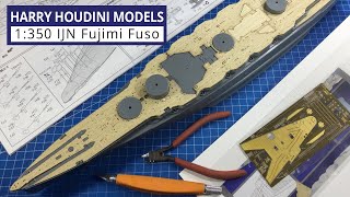 Fujimi 1350 IJN Fuso Kit Review and Dry Fit [upl. by Pavier980]