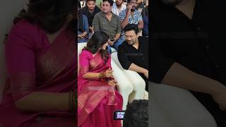 Actor Prashanth and Snehas Sweet Reunion at GOAT Press Meet  Charming Moments topstarprashanth [upl. by Landrum]