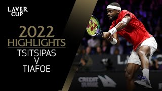 Stefanos Tsitsipas v Frances Tiafoe Highlights  Laver Cup 2022 Match 11 [upl. by Ynohtnaleahcim263]