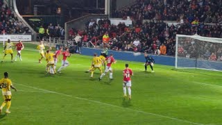 Jordan Davies goal Wrexham vs Halifax 8k [upl. by Adnyl]