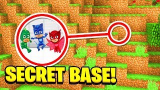 Minecraft WE FOUND PJ MASKS SECRET BASE Ps3Xbox360PS4XboxOnePEMCPE [upl. by Rie]