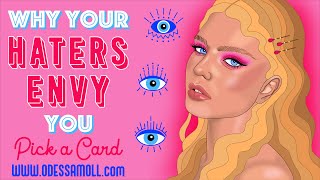 PICK A CARD 👿 WHY YOUR HATERS ENVY YOU 😡 WHY ARE PEOPLE SECRETLY JEALOUS BITTER amp RESENTFUL OF YOU [upl. by Eiramoj]