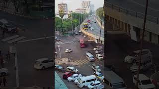 Yangon 2024 Hledan overview from M Tower [upl. by Trometer]