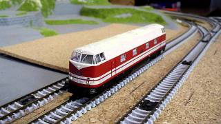 Tillig  BR 118 2013 der DR mit Henning Sound von Modellbauwelt Henning Spur TT 1120 [upl. by Akihc752]