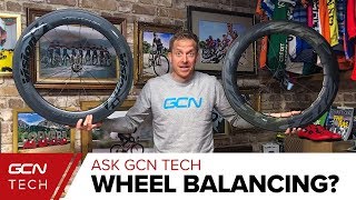 Wheel Balancing And Derailleur Adjustment  GCN Tech Clinic [upl. by Lyrem]