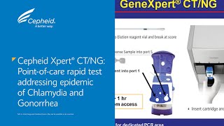 Cepheid Xpert® CTNG Pointofcare Rapid Test Addressing Chlamydia and Gonorrhea [upl. by Ahseym]