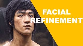 How to sculpt hyperrealistic Bruce Lee  Part 5  Rough facial refinement [upl. by Namyh]