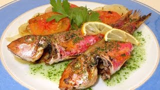 Salmonetes al horno Toni Costa [upl. by Cod46]