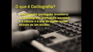 Curta 105  Digitação qual a importância [upl. by Noramac]