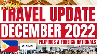 🔴TRAVEL UPDATE HERES WHAT YOU NEED TO KNOW TRAVELING TO THE PHILIPPINES FOR THE MONTH OF DECEMBER [upl. by Naillij]