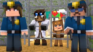 Minecraft Daycare  BABY GETS ARRESTED w MooseCraft Minecraft Kids Roleplay [upl. by Kinnon555]