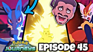 ASHS RIOLU EVOLVES INTO LUCARIO GOH CATCHES ETERNATUS  Pokémon 2019 Journeys Episode 45 Review [upl. by Nhtanhoj]