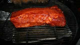 BBQ Smoked Pork loin roast 1 [upl. by Nnanerak]