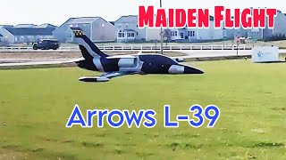 Quick Maiden Flight Of My New Arrows L39 50mm EDF Jet [upl. by Judon]