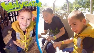 VLOG  PETITES FRAYEURS POUR SWAN À WALYGATOR  Maison Hantée Manèges amp Attractions Aquatiques [upl. by Bonucci]