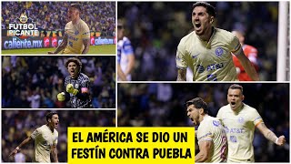 LIGUILLA América con HISTÓRICA GOLEADA sobre Puebla se puso a tiro de semifinales  Futbol Picante [upl. by Sokul864]