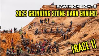 2023 Grinding Stone Hard Enduro Race 1  RAW Highlights [upl. by Ahtnama480]