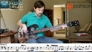 Bobby Womack  Across 110th Street  Bass Transcription [upl. by Aigil381]