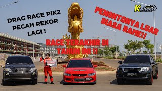 THE BEST MONSTER DIESEL FROM PALEMABNG Di PIK2 Nite DragRace Hilux TakeOvers SHOW [upl. by Elwira]