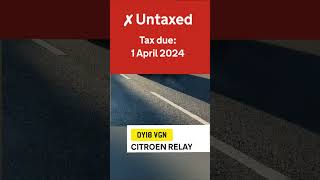 ✗ Untaxed Citroen Relay [upl. by Chilt]