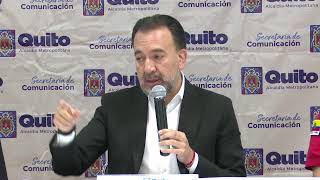 Rueda de prensa de las acciones de respuesta ante la emergencia del aluvión de La Gasca [upl. by Bergstein738]